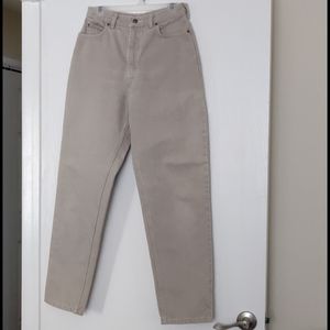 VTG 100% cotton highrise tapered leg jeans sz 10